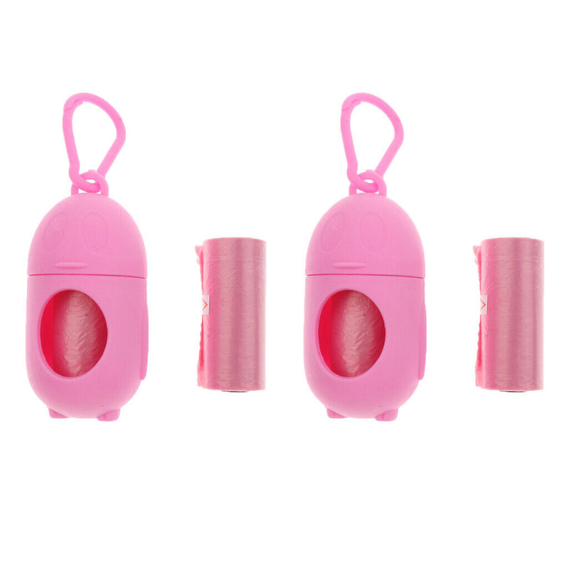 Easy Carry Travel Pet Waste Bag Plastic Dog Poop Bags With Dispenser Clip