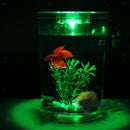 Basic Fish Bowl Plant Aquarium Fish Tank Home Decoration  White Round