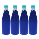 4x Blue Beer Cooler Beverage for Christmas Wedding Party Decor Presents