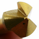 6pcs 3 Flute 90 Degree Hss Chamfer Cutter Bit Chamfering Countersink Drill Bits