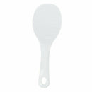 Plastic Rice Paddle Spoon Scoop 7.8 Inch Length 2 Pcs White E5K7