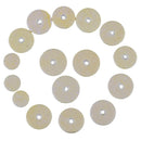 16pc Flute Woodwind Pads Set Yellow Musical Instrument Accessory
