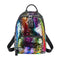 Glitter Backpack Women Sequin Travel Shoulder Bags Girls School Bags (Multi