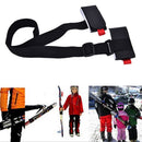 Adjustable Ski Pole Shoulder Hand Carrier Lash Handle Straps Porter Hook Loop ~S