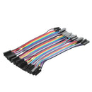 200pcs 10cm 2.54mm Female to Female Breadboard Jumper Wire Cable for Arduin Q7G6