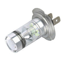 H7 Ice Blue 8000K High Power COB LED Headlight , 100W, High Dual Beams for Fog