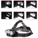 250000LM 5X T6 LED Headlamp Head Torch Light Flashlight Camping Rechargeabl G2J0
