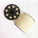 50m Soft Braided 100% Cotton Rope Cord Beading Knitting Crafts Shop