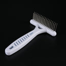 Pet Dog Cat Long Thick Hair Shedding Remove Grooming Tool Rake Comb Brush 3C