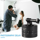 360 Rotation Auto Tilt Head Time Lapse Timer Tripod Delay Adapter For Camera