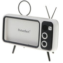 Universal Outdoor Portable Retro TV Style Wireless Bluetooth Speaker White