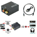 Optical Coaxial  Digital to Analog Audio Converter Adapter RCA ES