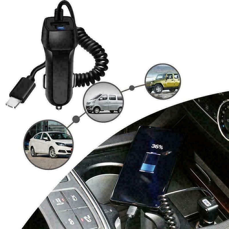 Black in Car Charger For Inphone 5 5S 5C 6 7 Moblie PLUS 7 10 X Phone C3T0 B9S1