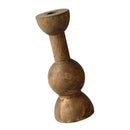 Modern Wooden Candleholders Candle Holder Home Table Decoration Brown Color