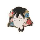 Anime Cartoon Portrait Brooches Shirt Jacket Sweater Jackets Pins (Style 1) A