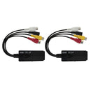 2 Pcs HDMI To AV RCA HD Audio Video Converter Cable To Female Cable For HDTV