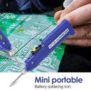 4.5V 8W Battery Powered Electric Soldering Iron Welding Solder Heat Pencil A