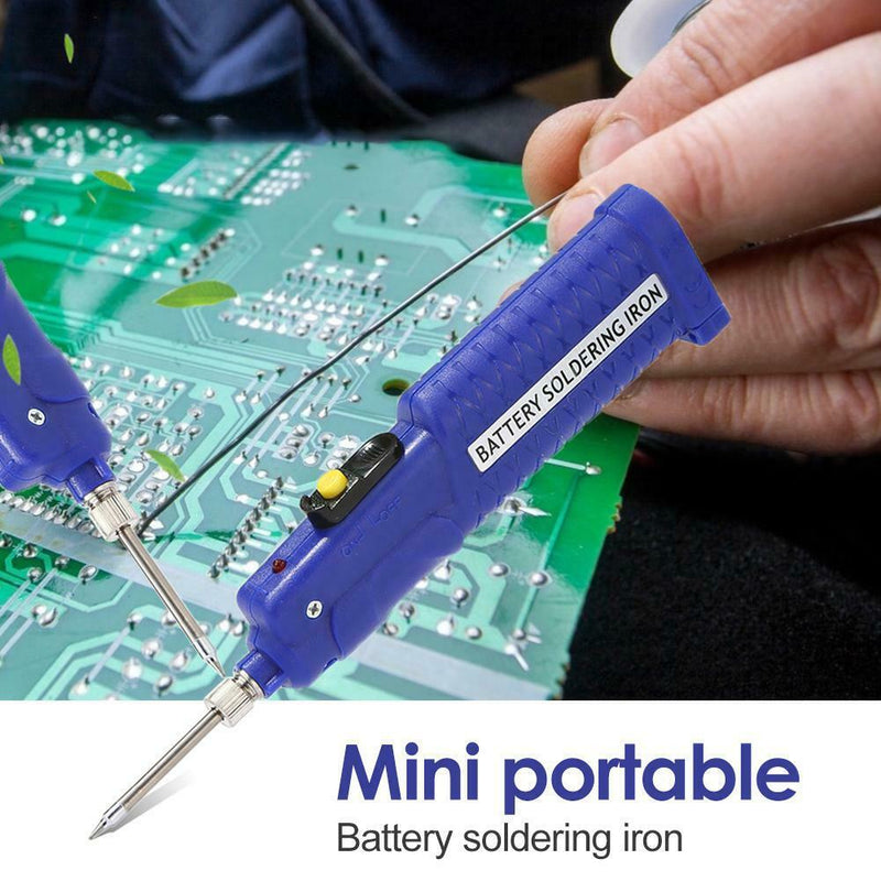 4.5V 8W Battery Powered Electric Soldering Iron Welding Solder Heat Pencil A