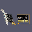 4 Port Usb 3.0 Pci Express Expansion Card Pcie Pci-E Usb 3.0 Host Controlle N9U7