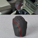 Real Leather 5-Speed Gear Shift Knob Cover fit for Ford Focus MK II III 2004-15