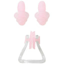 pink Plastic nose clip silicone ear plugs set for swimming
