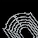 6x Square Frame Metal Cutting Die For DIY Scrapbooking Album Paper Cards PJB TOC
