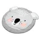 90CM Kids Play Game Mats Round Carpet Rugs Mat Cotton Crawling Blanket FloorG8H7