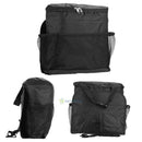 Car Auto Seat Back Multi-Pocket Storage Bag Organizer Holder Travel Hanger Black