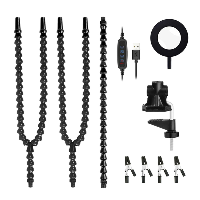 Black Table Clamp Soldering PCB Holder Helping Hand Welding Soldering Hand Tool