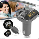 2018 Bluetooth Wireless Car Kit FM Transmitter Dual USB Charger Audio MP3 Player