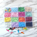 50x Girl Hair Clips 10 Assorted Colors Non-Slip Metal Hair Barrettes Hair