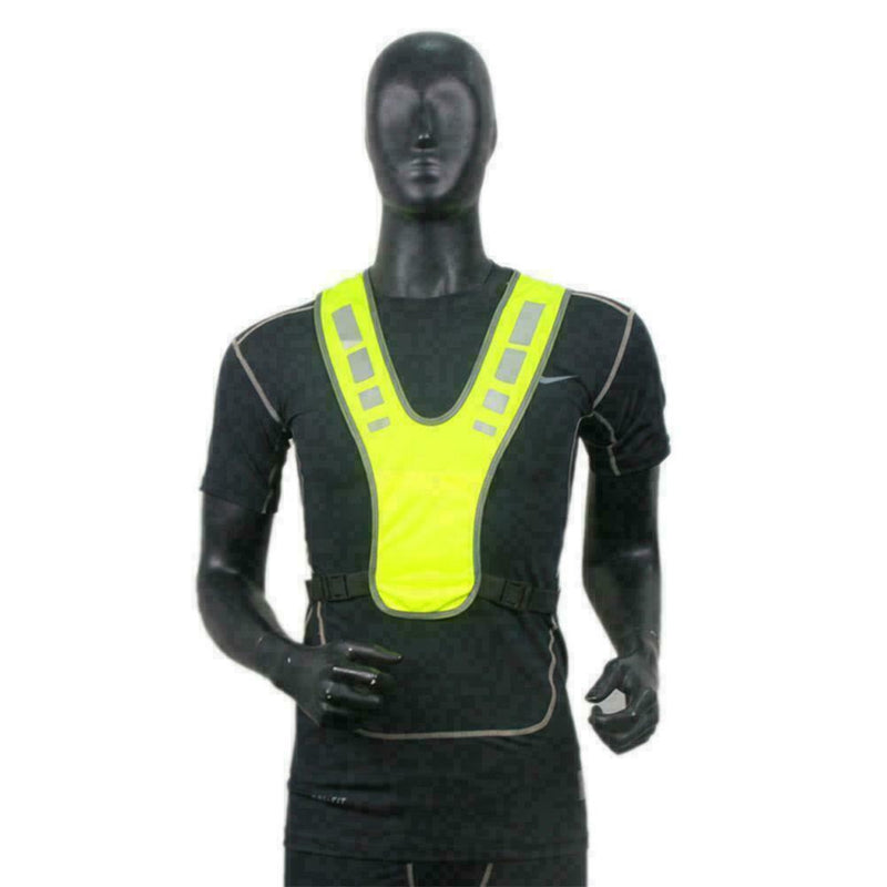 Reflective Vest Safe Jacket For Running Cycling Hiking Motorcycle Night W0B M4Z4