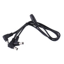 Pedal Power Supply Cable Wire for 9V DC Adapter Musical Instrument Parts Black