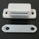 4x Plastic Shell Magnetic Cupboard Catch Cabinet Wardrobe Furniture Door Stopper