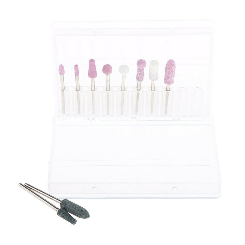 Professional Electric Nail Art Drill Bits Set 3/32 inch Quartz Manicure