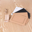 10pcs Paper Photo Frame 6inch hanging with Clip Cord