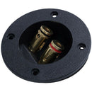 (2 PACK) SPEAKER BOX TERMINAL ROUND SPRING CUP CONNECTOR SUBWOOFER