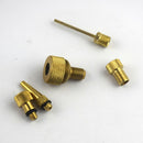 5pcs/Set Brass Bike Pump Adapter Woods Schrader Converter Tire Pumps Connector