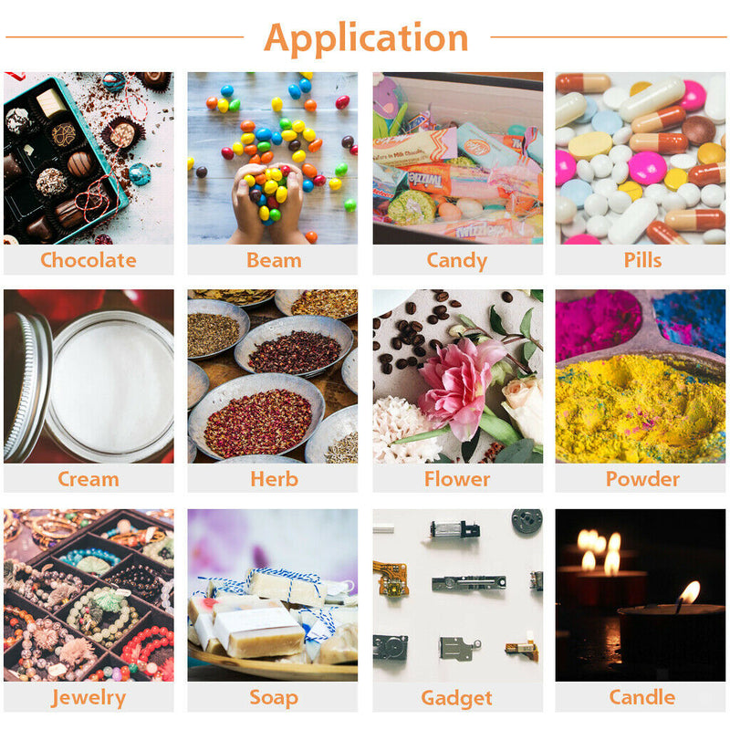 10 Pieces 5ml Aluminium Lip Balm Soap Tins Case Mints Ointment Glitters Jars