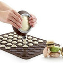 New Silicone Macaroon Pastry Oven Baking Mould Sheet Mat 30-Cavity DIY Mold Q9Q7