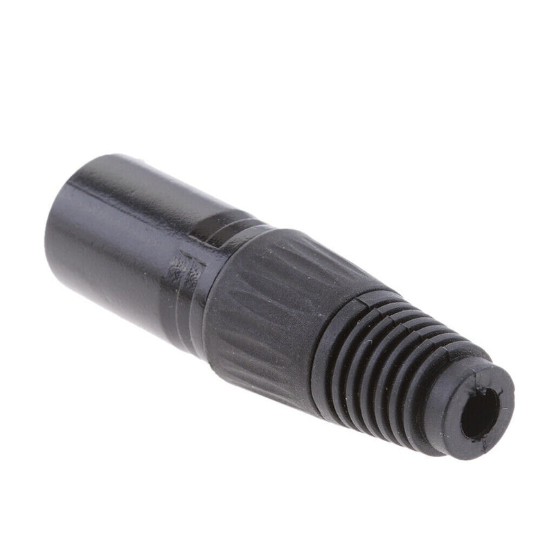 5pcs XLR 3 Pin Microphone Mic Male Audio Cable Plug