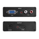 VGA to HDMI Converter Adapter 1080P Video Output with R/L Audio Port for PC