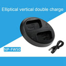 Np-Fw50 Camera Battery Charger Dual Charger Adapter For Sony Nex Slt A7R2 A