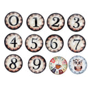 Clock Pattern Snap Button Sewing Crafts Snappers DIY Crafts Fastener 12pcs