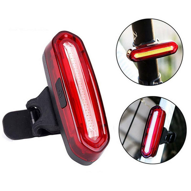 120 Lumens LED Bike Tail Light USB Rechargeable Powerful Bicycle Rear Light AU