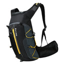 Unbranded Mountain Bike Cycling Backpack Outdoor Sports Rucksack Black+Yellow