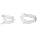 2 Pcs White Plastic Meat Pie Dumpling Mould Pastry Press Makers Z4G9