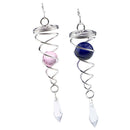 Crystal Wind Chime Pendant Winding Machine Metal Spiral Mantle,