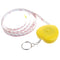 1.5m Keychain Portable Retractable Ruler Heart-shaped Tape Measure 4.92ft
