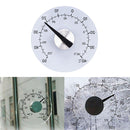 Clear â„‰ â„ƒ Circular Outdoor Window Temperature Thermometer Weather Station M&O